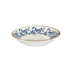 Kario dia.6" h:0" 7 oz. Round Blue Vitrified Deep Plate