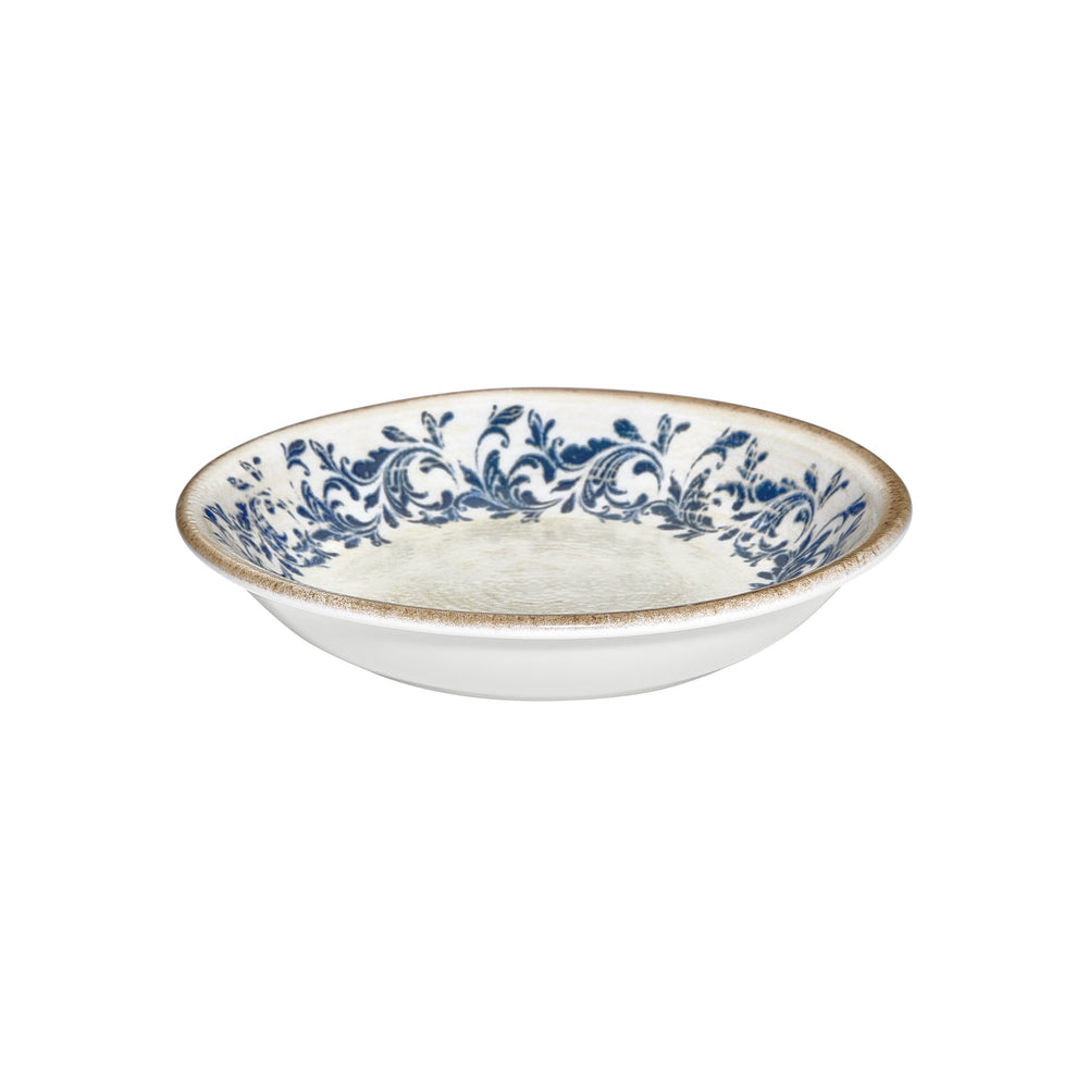 Kario dia.6" h:0" 7 oz. Round Blue Vitrified Deep Plate
