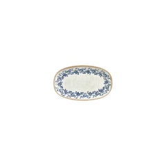 Kario 6" x 3.5" x h:0" Oval Blue Vitrified Platter