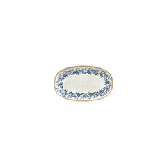Kario 6" x 3.5" x h:0" Oval Blue Vitrified Platter