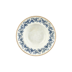 Kario dia.9.75" h:0" 14 oz. Round Blue Vitrified Deep Plate