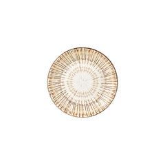Legna dia.9" h:0" 34 oz. Round Red Vitrified Deep Plate