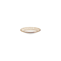 Legna dia.3.5" h:0" 2 oz. Round Red Vitrified Deep Plate