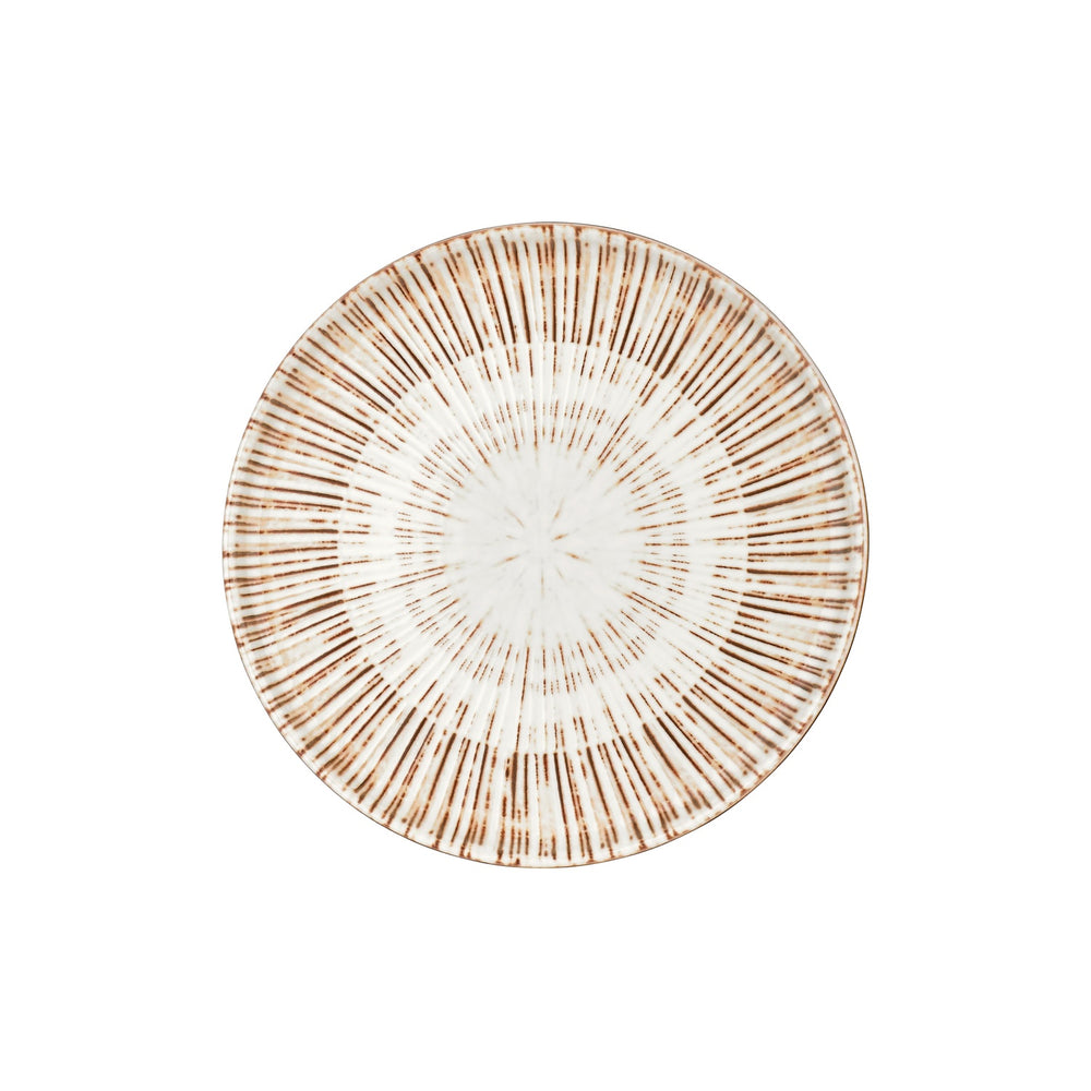 Legna dia.12.5" x 12.5" Round Red Vitrified Pizza Plate