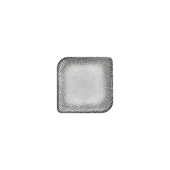 Luna 6" x 6" Square Gray Vitrified Plate