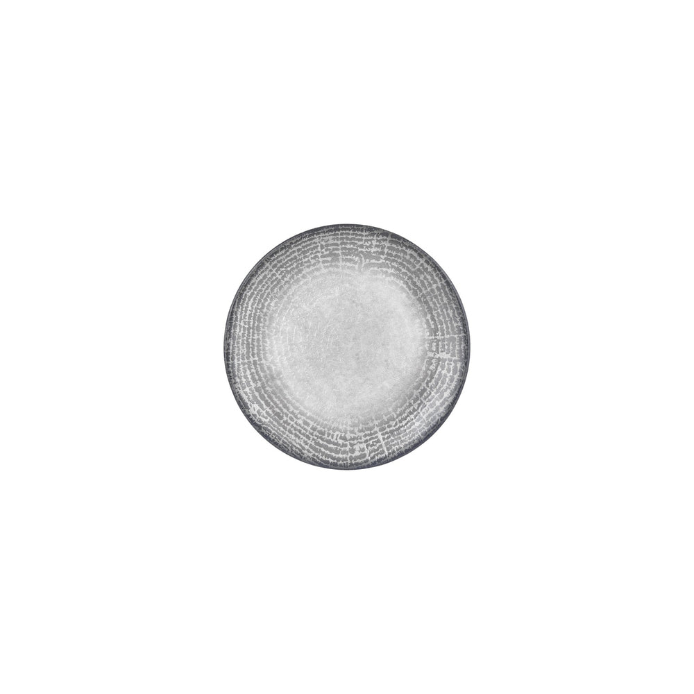 Luna dia.7.5" Round Gray Vitrified Plate