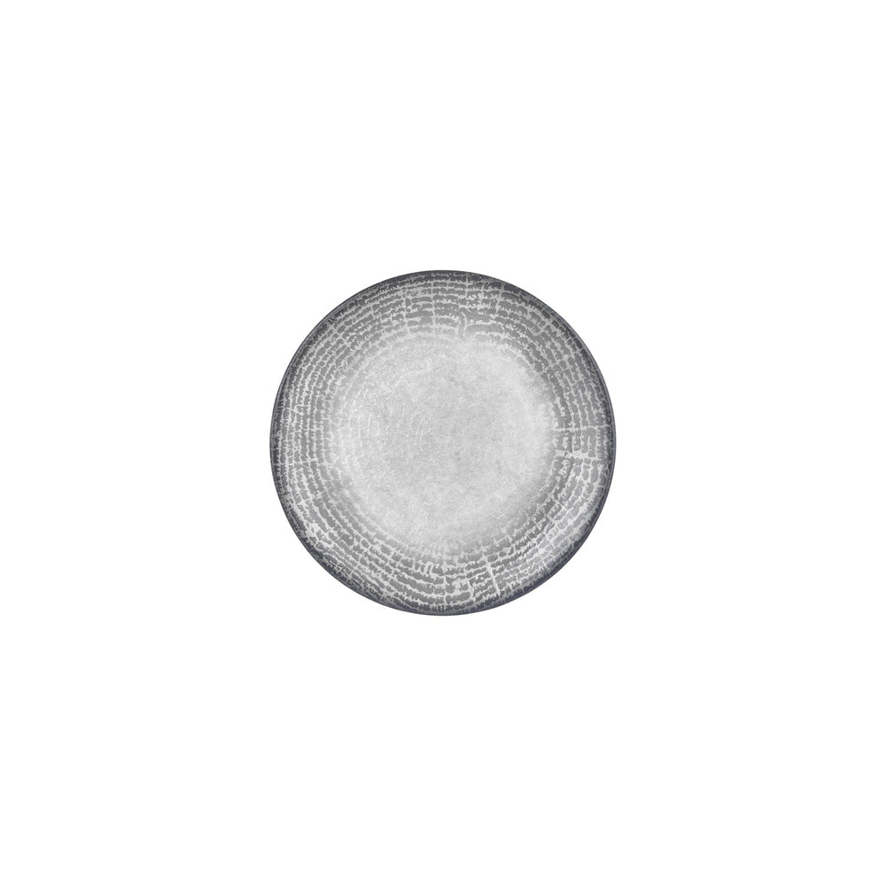 Luna dia.8.25" Round Gray Vitrified Plate