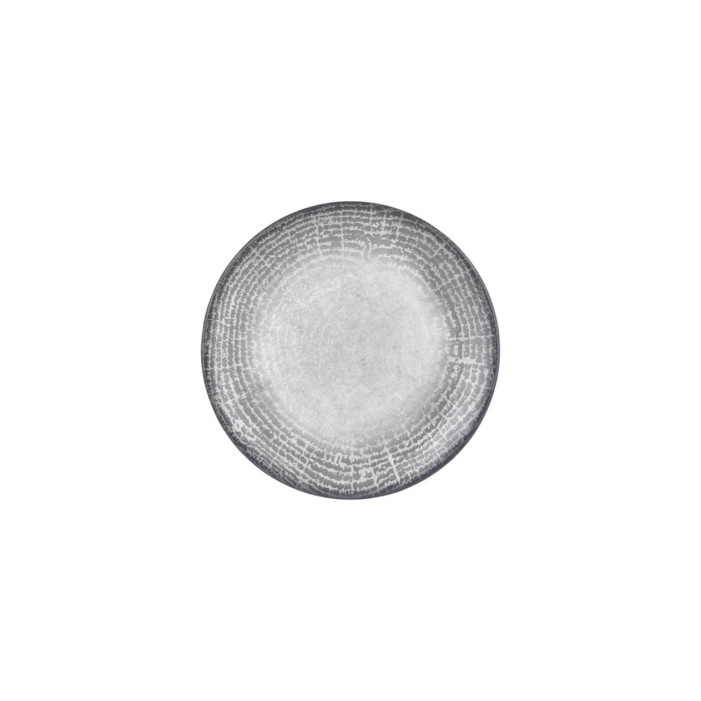Luna dia.9" Round Gray Vitrified Plate