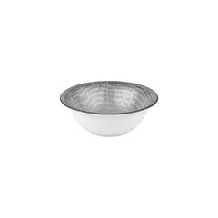 Luna dia.9.5" h:0" 54 oz. Round Gray Vitrified Bowl