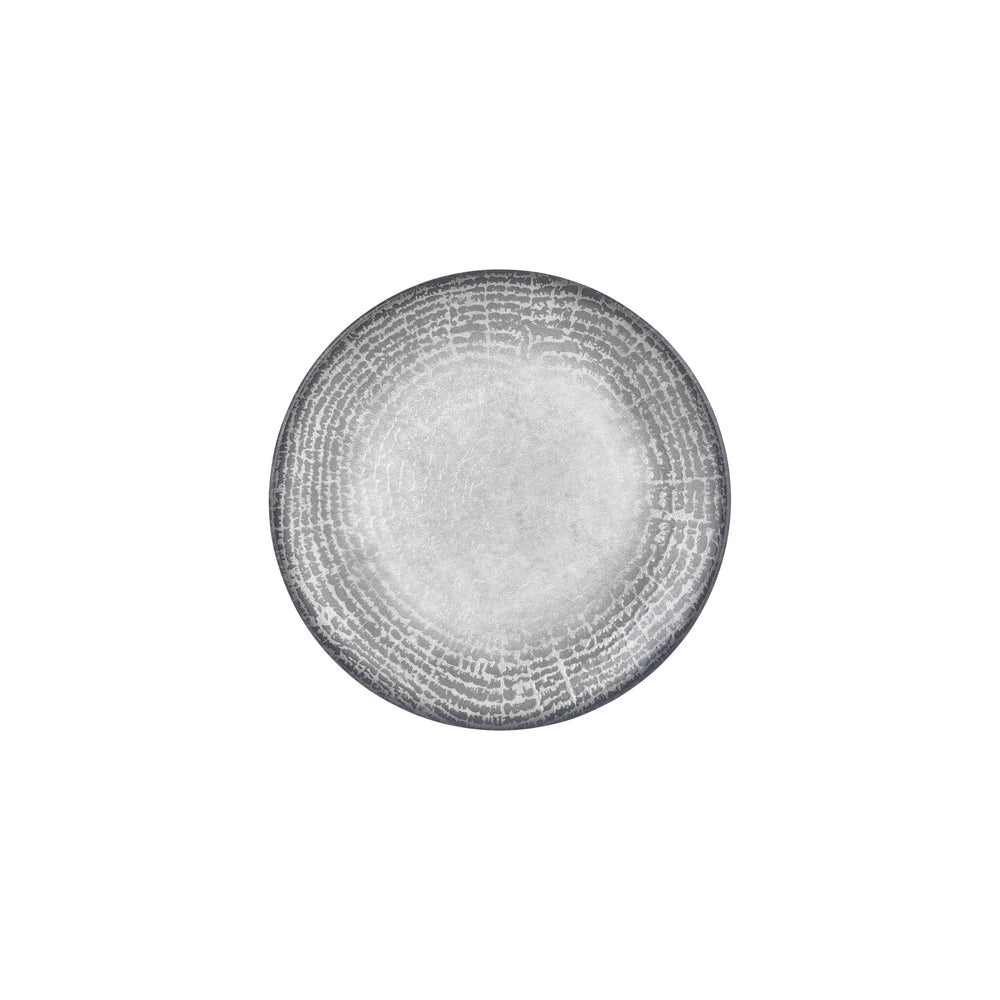 Luna dia.9.75" Round Gray Vitrified Plate