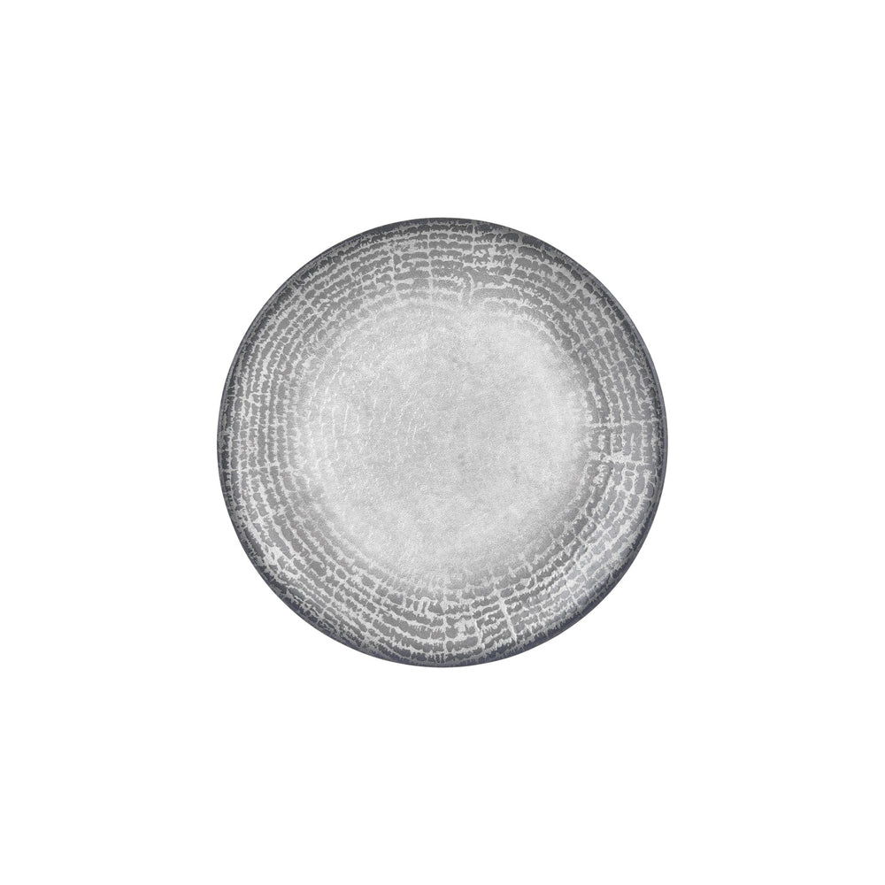 Luna dia.10.75" Round Gray Vitrified Plate