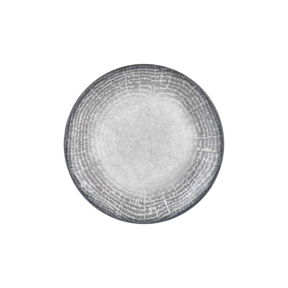 Luna dia.11.75" Round Gray Vitrified Plate