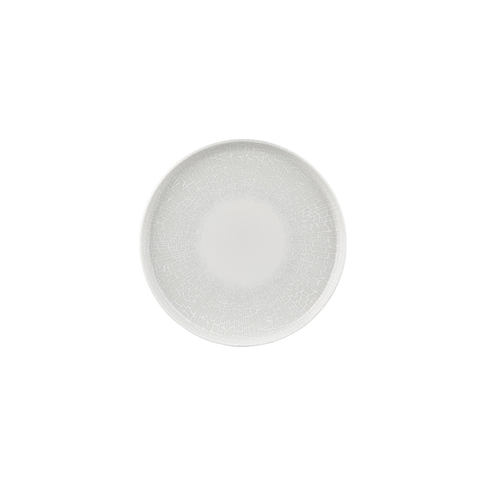 Illusion dia.9" Round Blue Vitrified Plate