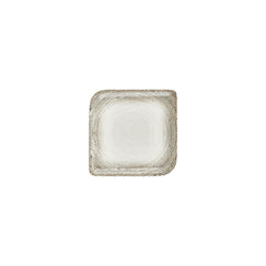 Misis 6" x 6" Square Brown Vitrified Plate