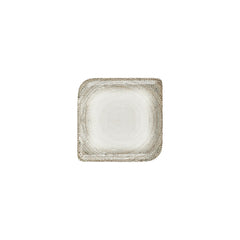 Misis 7.5" x 7.5" Square Brown Vitrified Plate