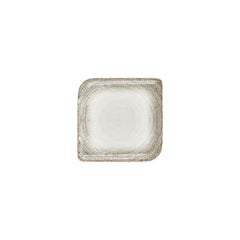 Misis 7.5" x 7.5" Square Brown Vitrified Plate