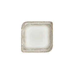 Misis 9" x 9" Square Brown Vitrified Plate