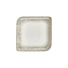 Misis 11" x 11" Square Brown Vitrified Plate