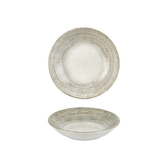 Misis dia.9" h:0" 34 oz. Round Brown Vitrified Deep Plate