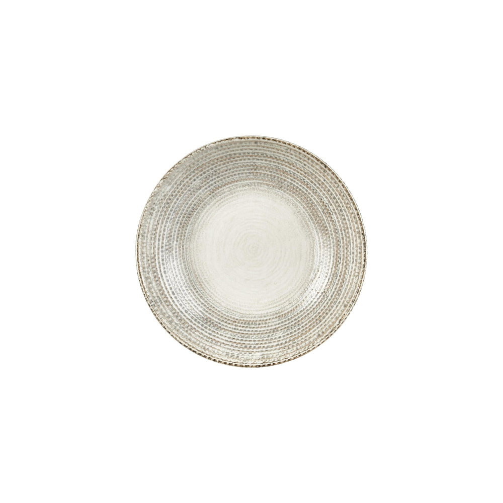 Misis dia.9.75" h:0" 44 oz. Round Brown Vitrified Deep Plate