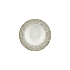 Misis dia.9.75" h:2" 14 oz. Round Brown Vitrified Deep Plate