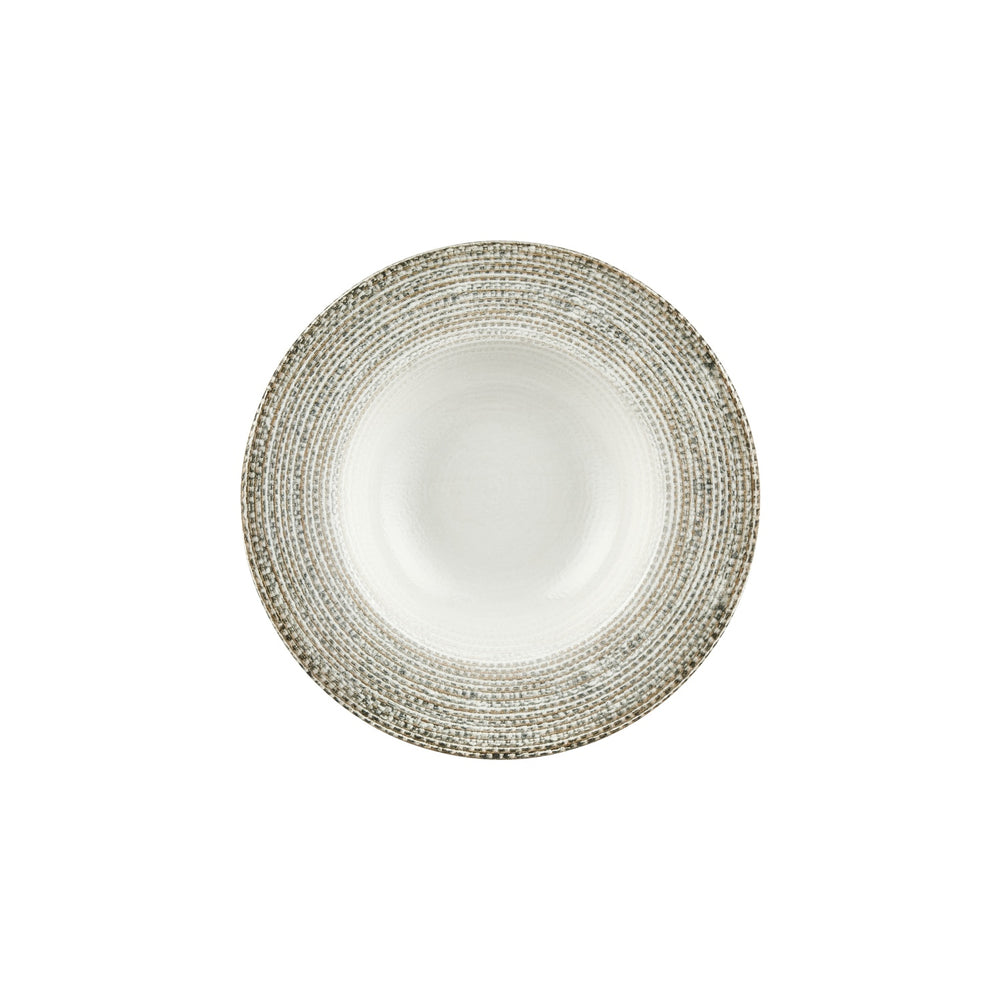 Misis dia.11" h:2.25" 16 oz. Round Brown Vitrified Deep Plate