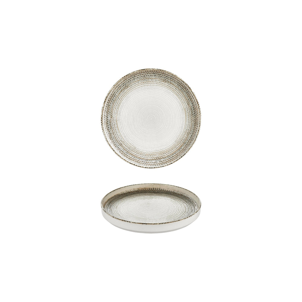 Misis dia.6.25" Round Brown Vitrified Plate