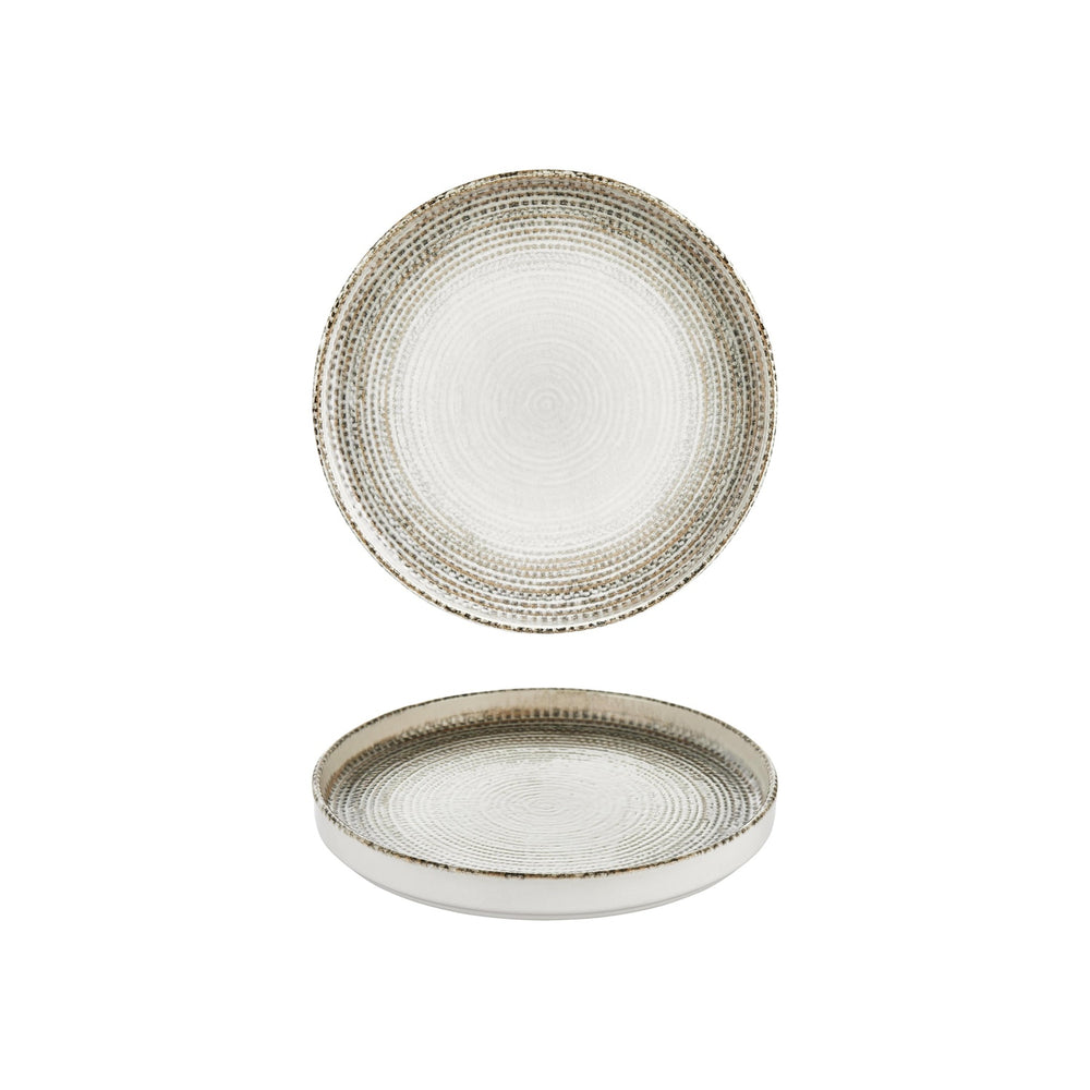 Misis dia.9" Round Brown Vitrified Plate