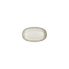 Misis 7.5" x 4.25" x h:0" Oval Brown Vitrified Platter