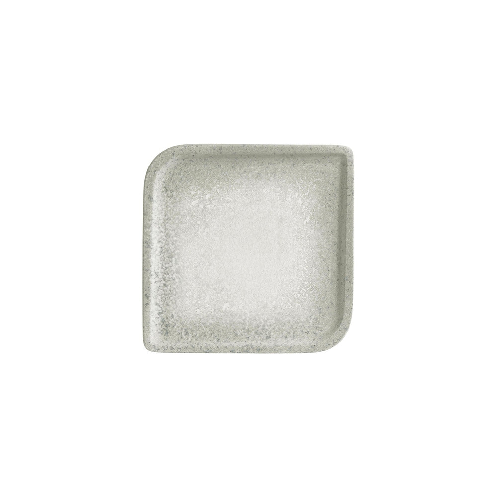 Natura Ocean 9" x 9" Square Blue Vitrified Plate