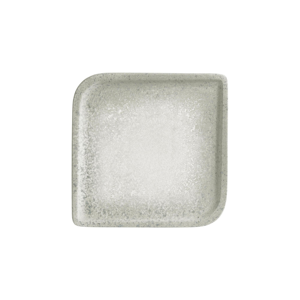 Natura Ocean 11" x 11" Square Blue Vitrified Plate