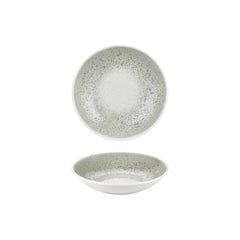 Natura Ocean dia.8.25" h:1.25" 27 oz. Round Blue Vitrified Deep Plate