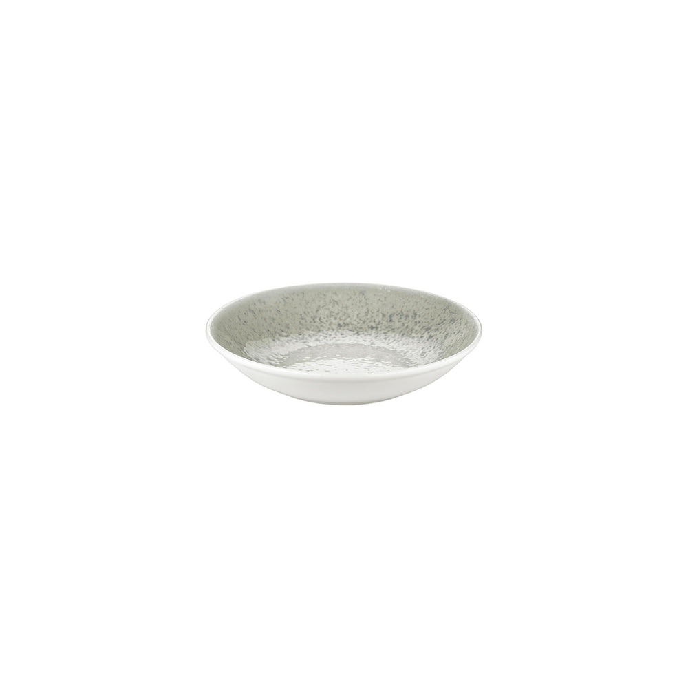 Natura Ocean dia.8.25" h:1.25" 27 oz. Round Blue Vitrified Deep Plate