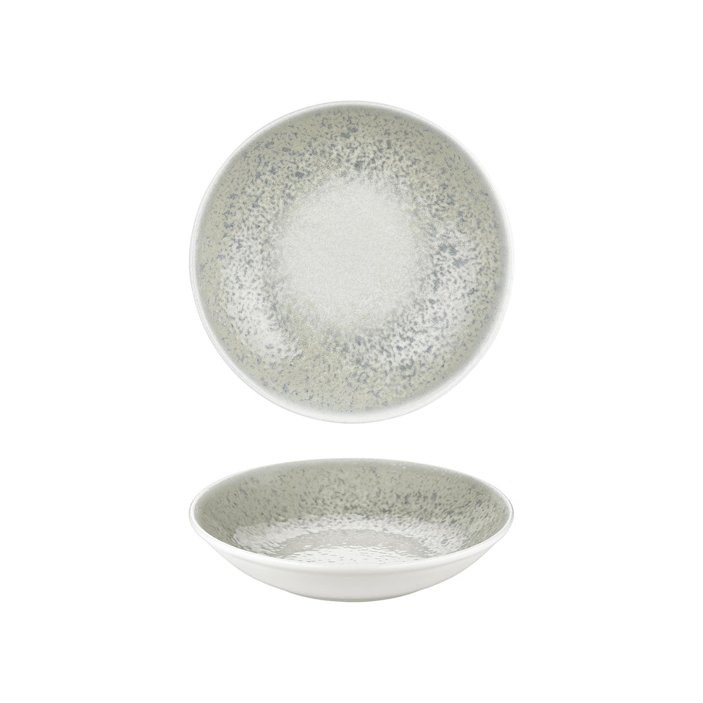 Natura Ocean dia.9.75" h:0" 44 oz. Round Blue Vitrified Deep Plate