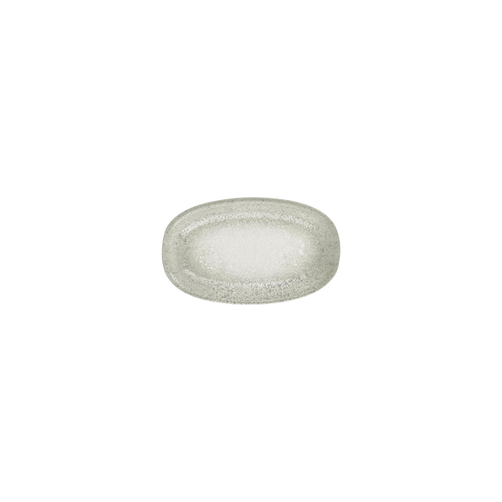 Natura Ocean 7.5" x 4.25" x h:0" Oval Blue Vitrified Platter