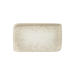 Natura 14.25" x 8.25" x h:0" Rectangular Brown Vitrified Platter