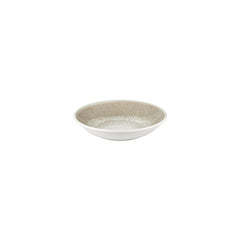 Natura dia.8.25" h:1.25" 27 oz. Round Brown Vitrified Deep Plate