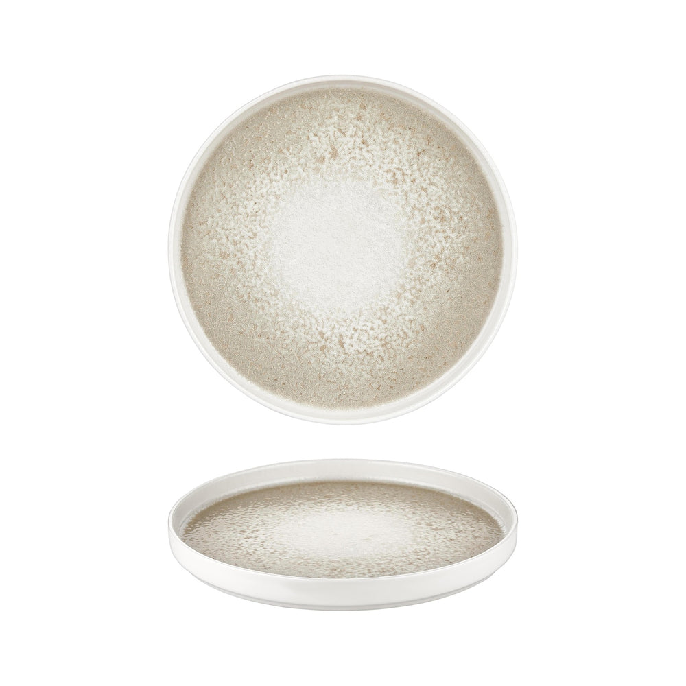 Natura dia.10.75" Round Brown Vitrified Plate