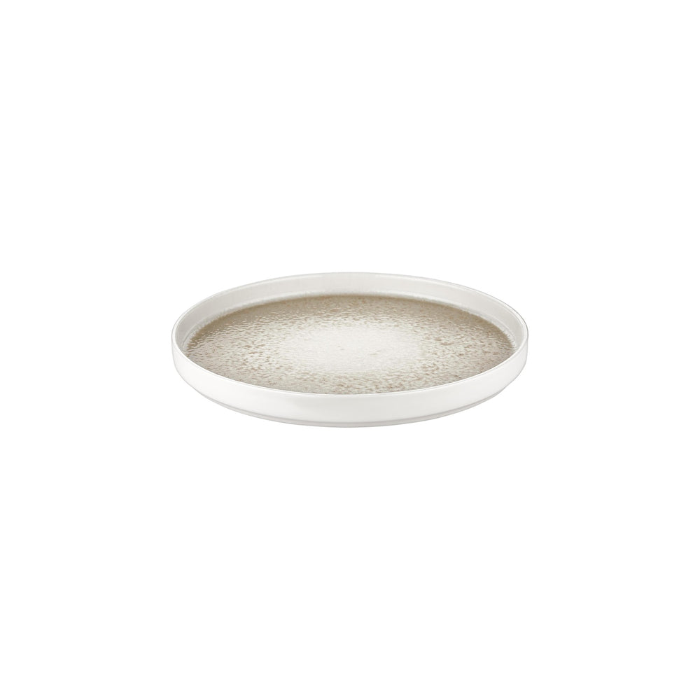 Natura dia.10.75" Round Brown Vitrified Plate