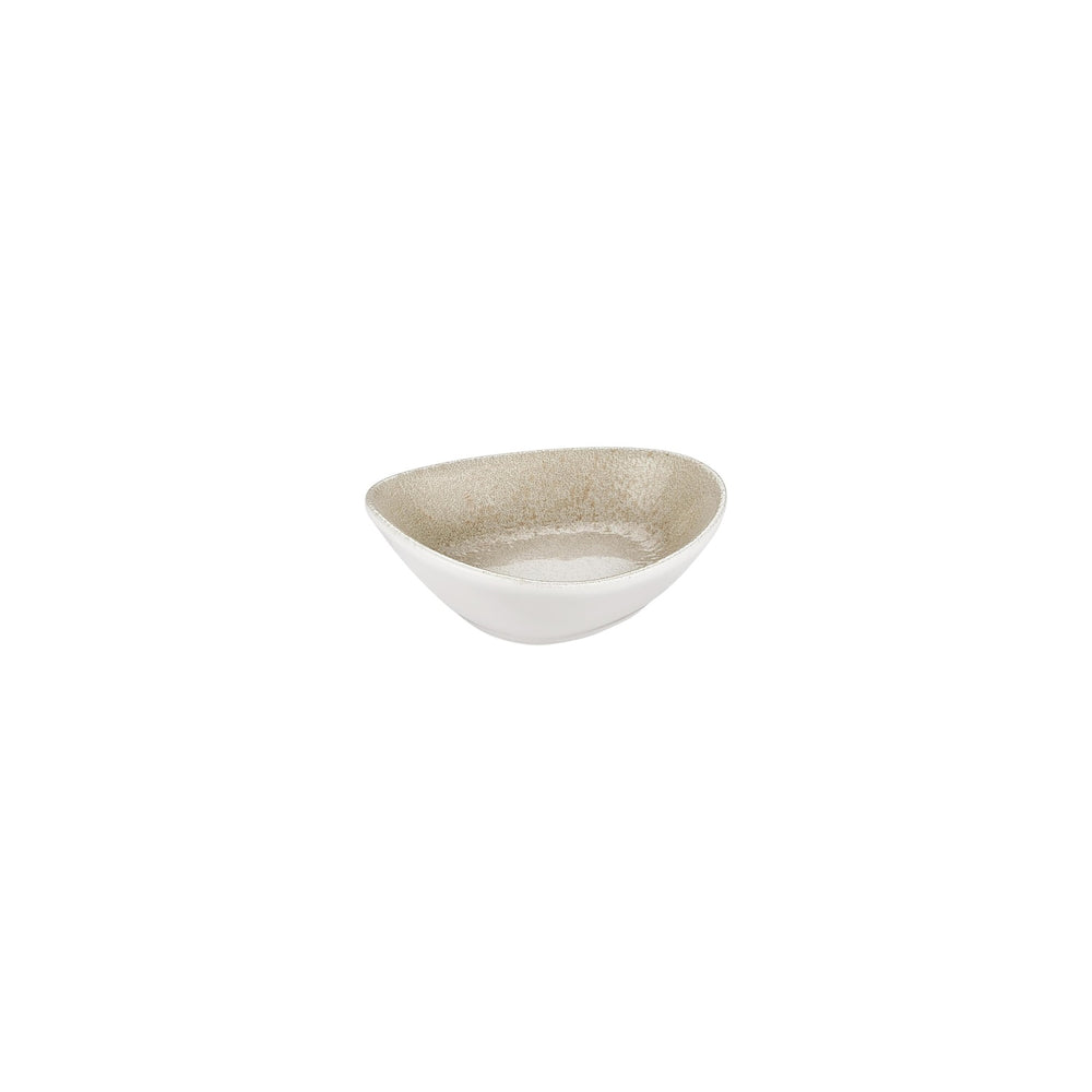 Natura 4" x 3.5" x h:0" 3 oz. Organic Brown Vitrified Bowl