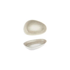 Natura 6.25" x 4" x h:0" Organic Brown Vitrified Platter