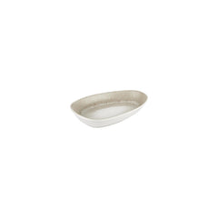 Natura 7.5" x 4.75" x h:0" Organic Brown Vitrified Platter