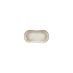 Natura 7.5" x 4.25" x h:0" Oval Brown Vitrified Platter
