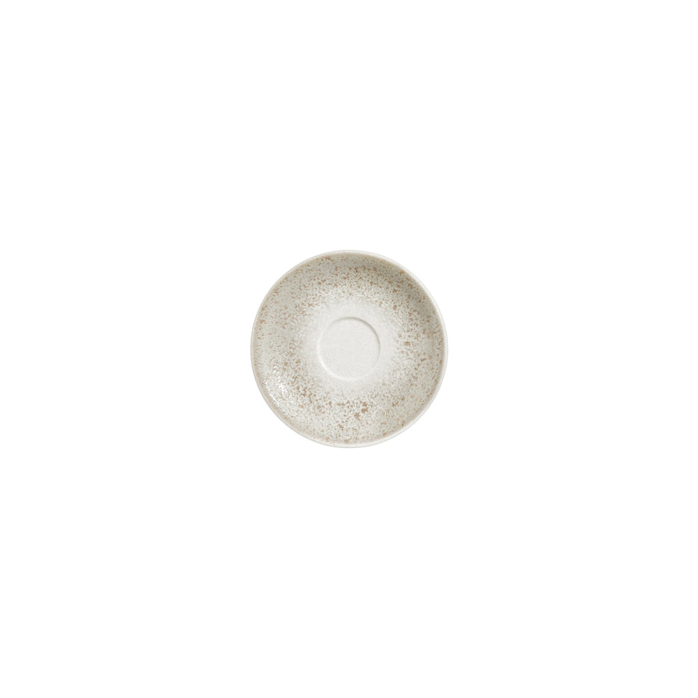 Natura dia.4.75" Round Brown Vitrified Saucer