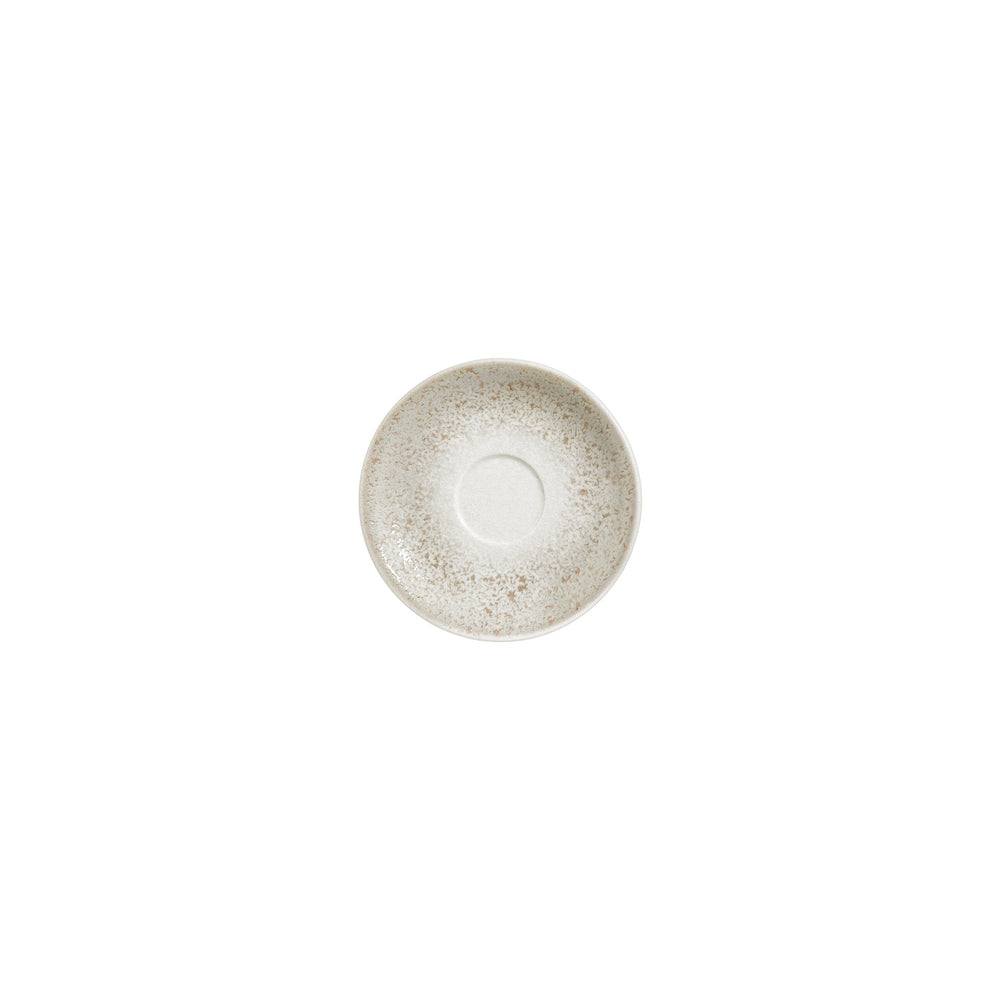 Natura dia.4.75" Round Brown Vitrified Saucer