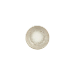 Natura dia.3.5" h:0" 2 oz. Round Brown Vitrified Deep Plate