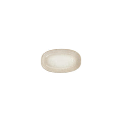 Natura 6" x 3.5" x h:0" Oval Brown Vitrified Platter
