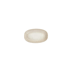 Natura 6" x 3.5" x h:0" Oval Brown Vitrified Platter