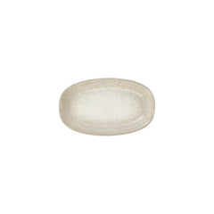 Natura 9.5" x 5.75" x h:0" Oval Brown Vitrified Platter