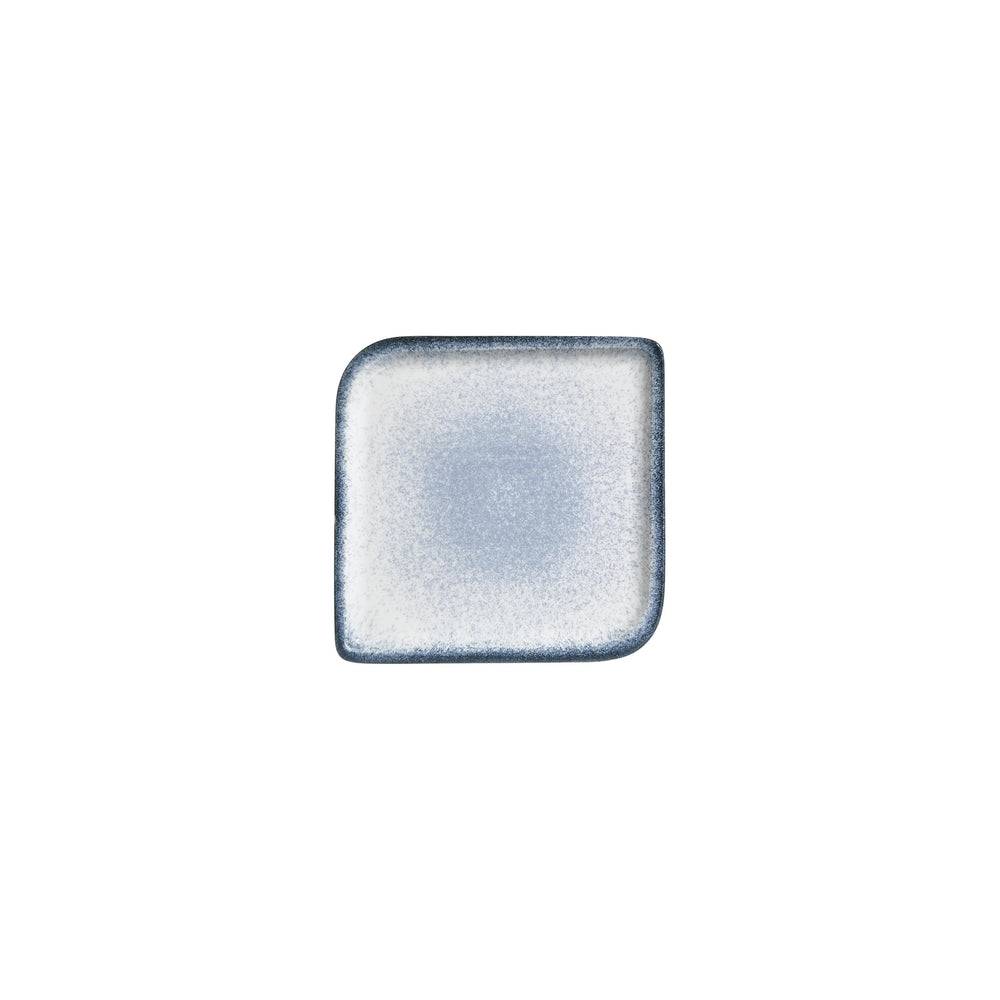 Occhio 6" x 6" Square Blue Vitrified Plate